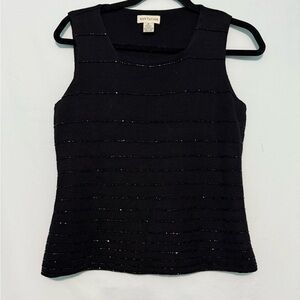 Ann Taylor black sleeveless tank top